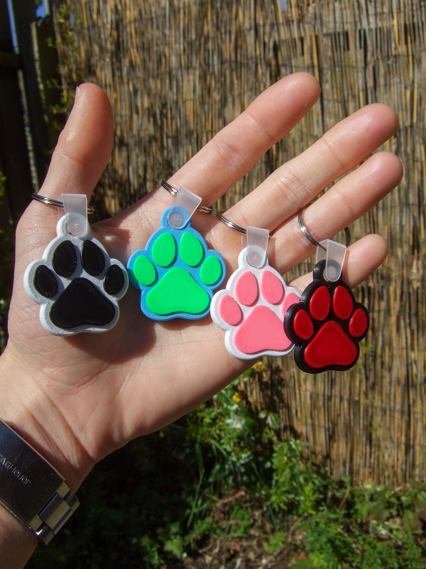 Dog Paw NFC Keyring