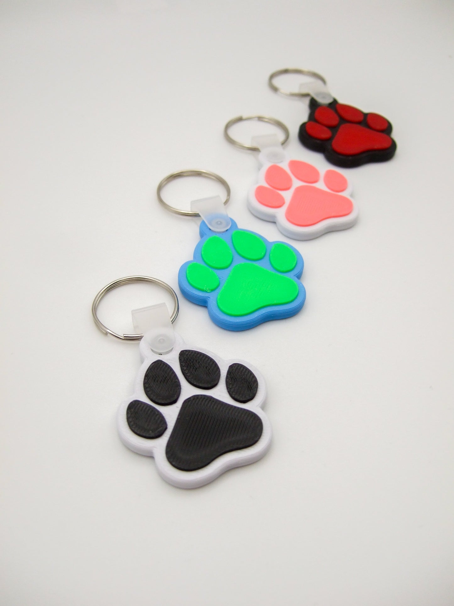 Dog Paw NFC Keyring