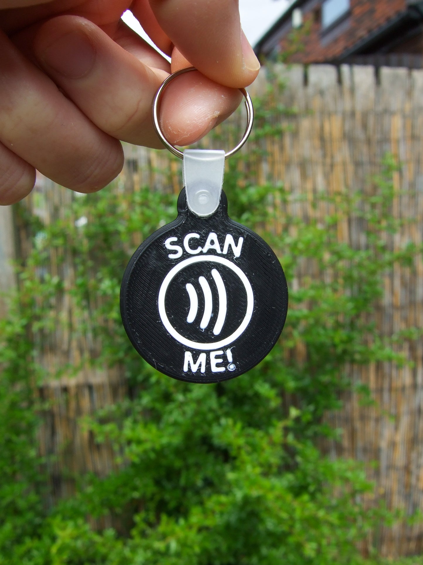 Vinyl NFC Keyring