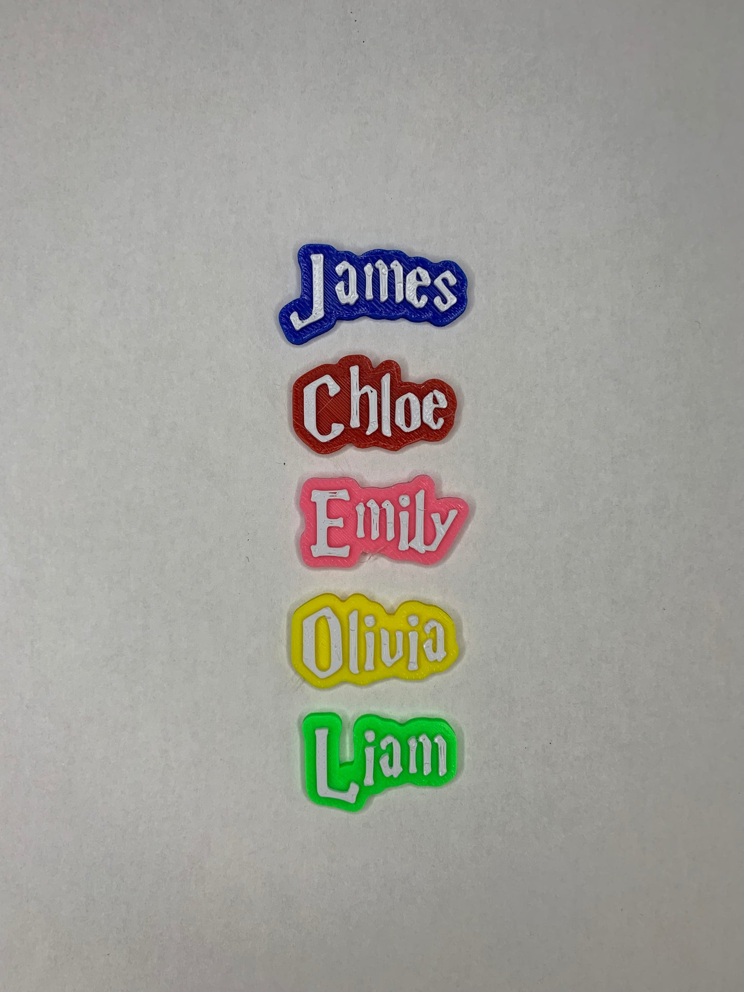 Personalised Name / Word Charms (Set of 2)