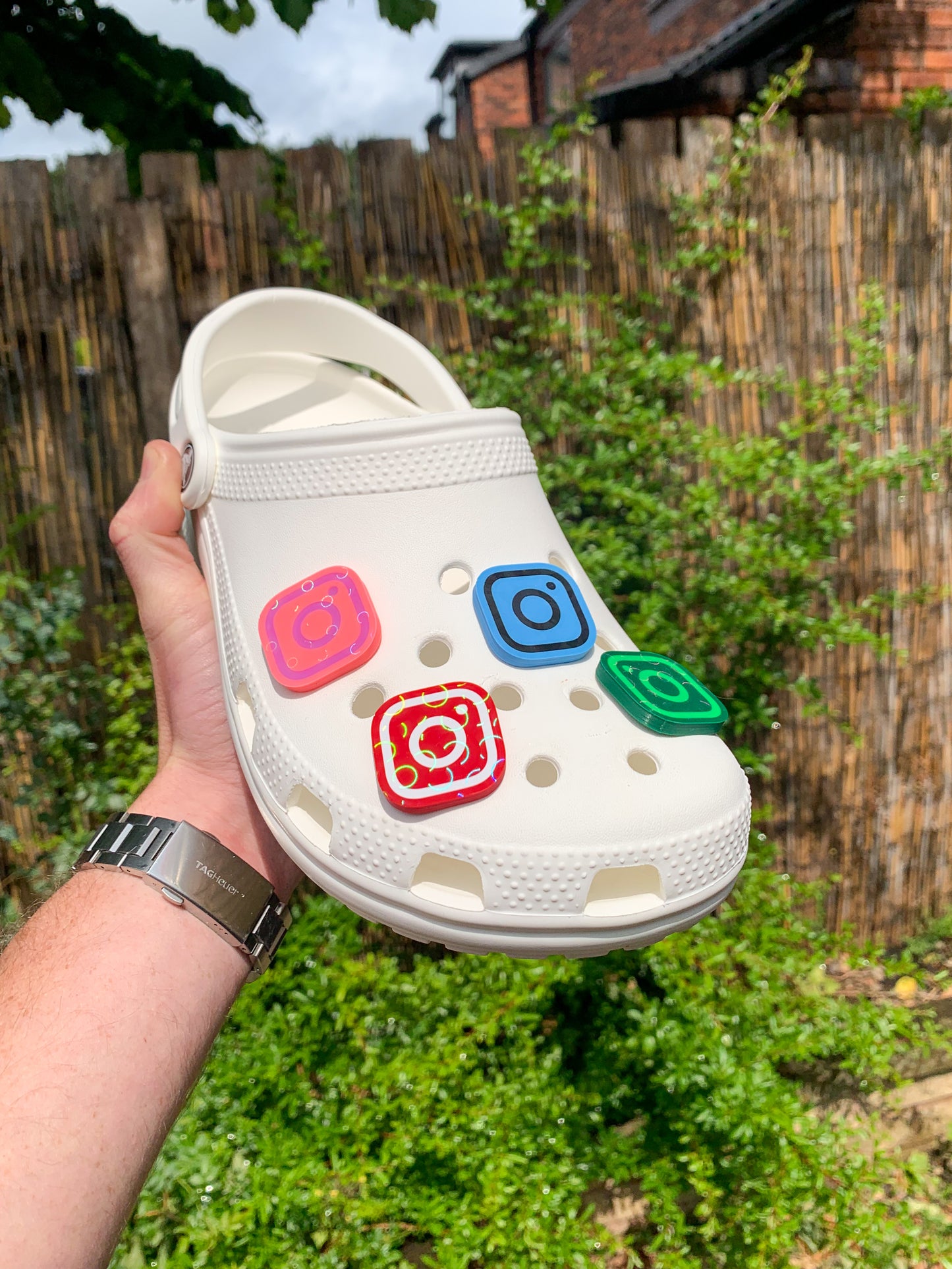 NFC Social Media Croc Charm