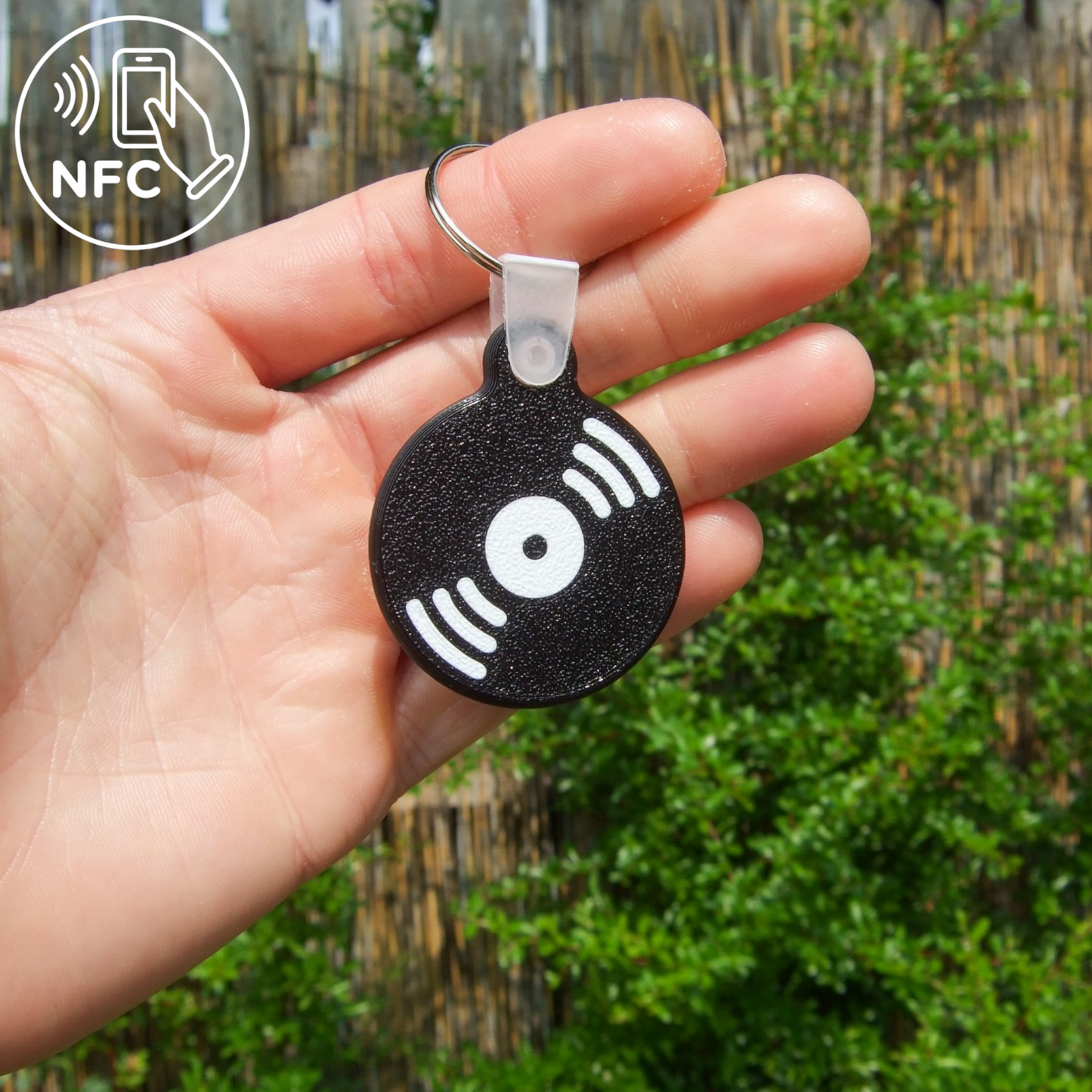 Vinyl NFC Keyring