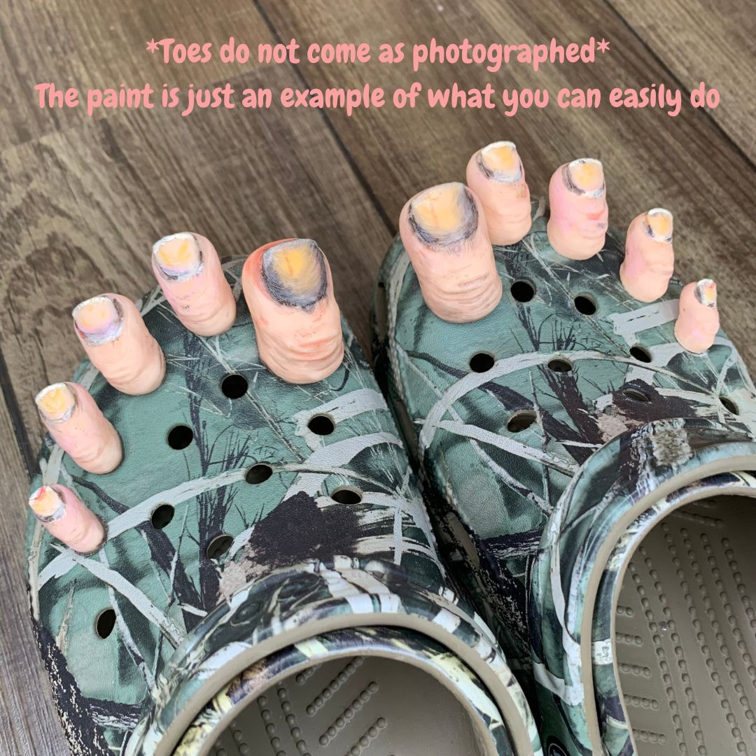 Bigger More Realistic Toe Charms (Set of 5 or 10)