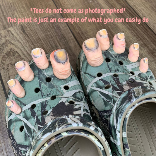 Bigger More Realistic Toe Charms (Set of 5 or 10)