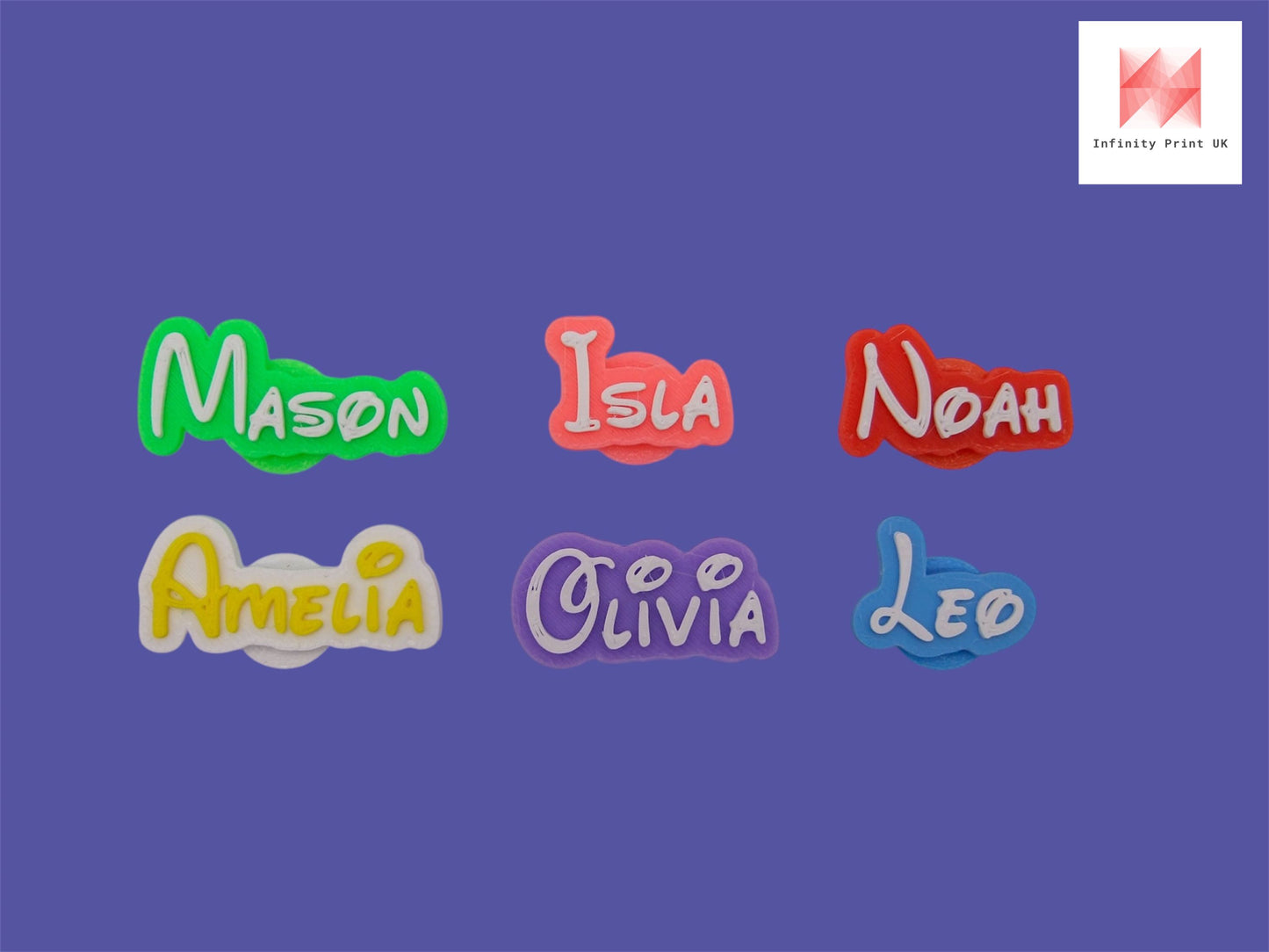 Personalised Name / Word Charms (Set of 2)