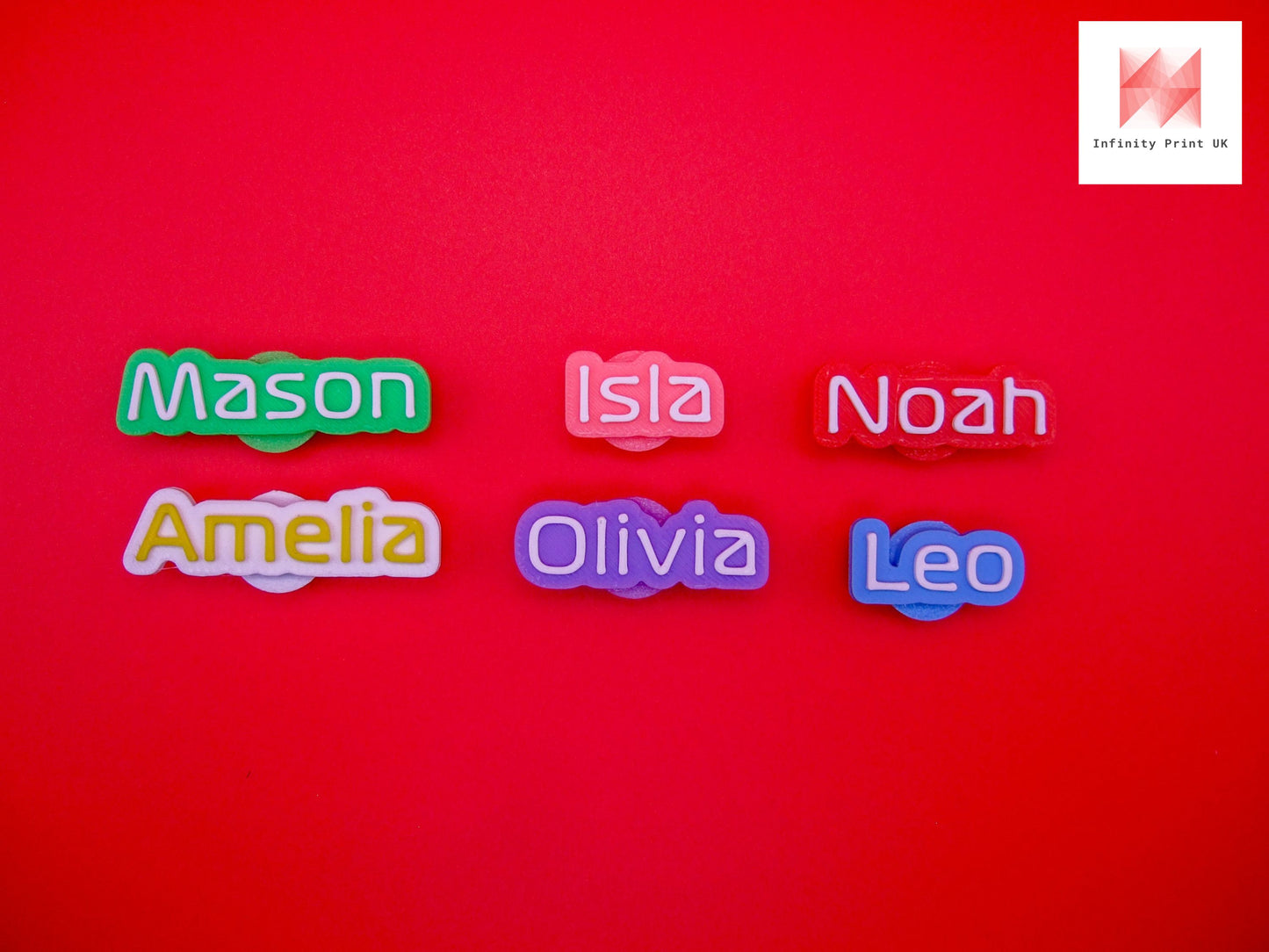 Personalised Name / Word Charms (Set of 2)