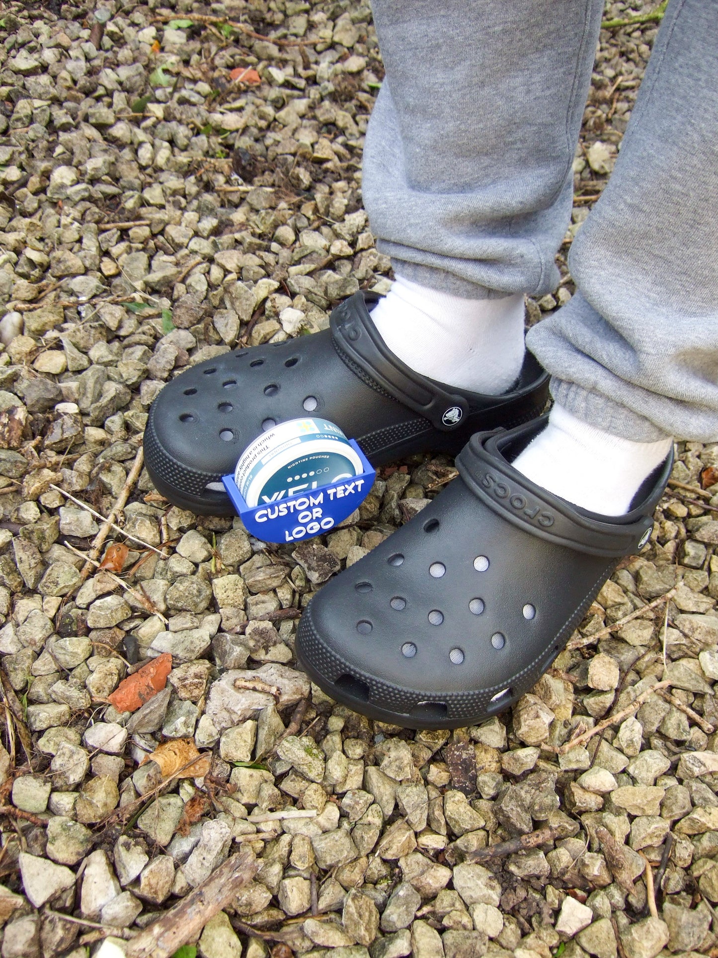 Snus Holder Attachment for Crocs