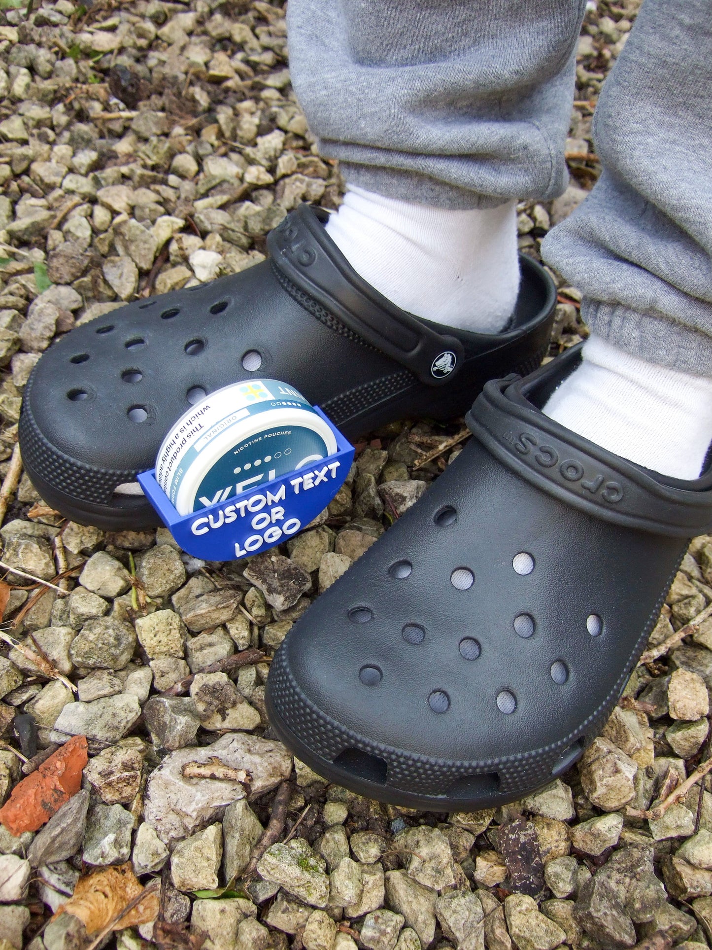 Snus Holder Attachment for Crocs