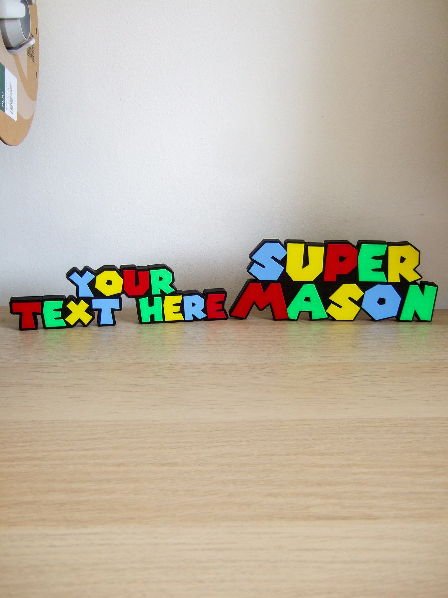 Super Name Desk Plate