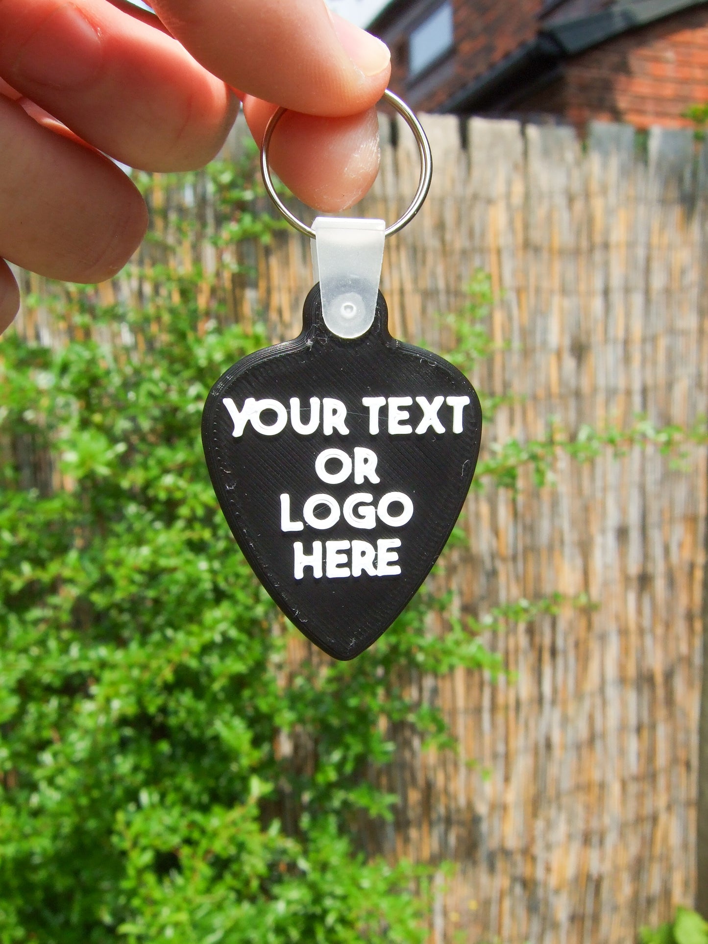 Guitar Pick NFC Keychain