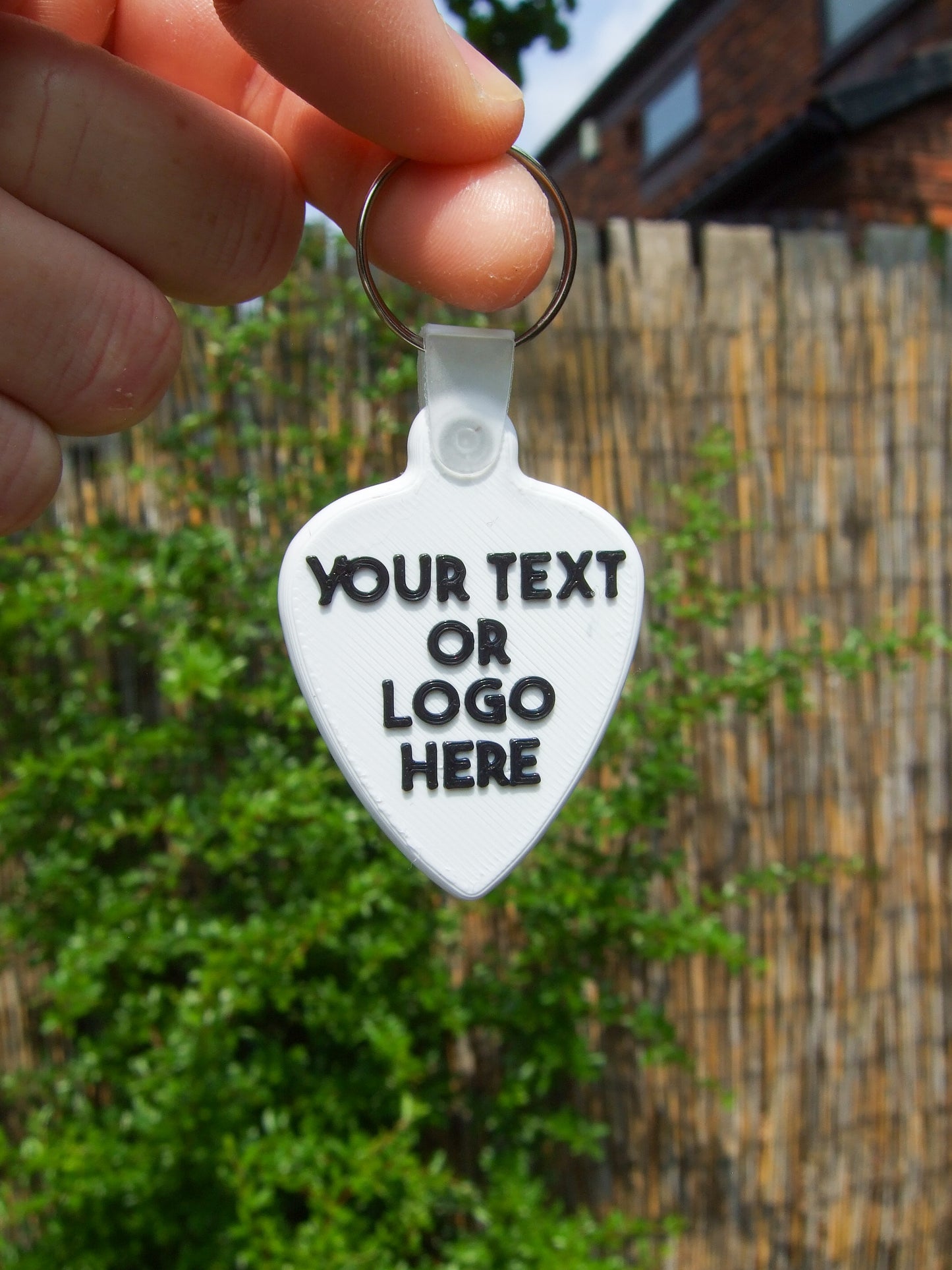 Guitar Pick NFC Keychain