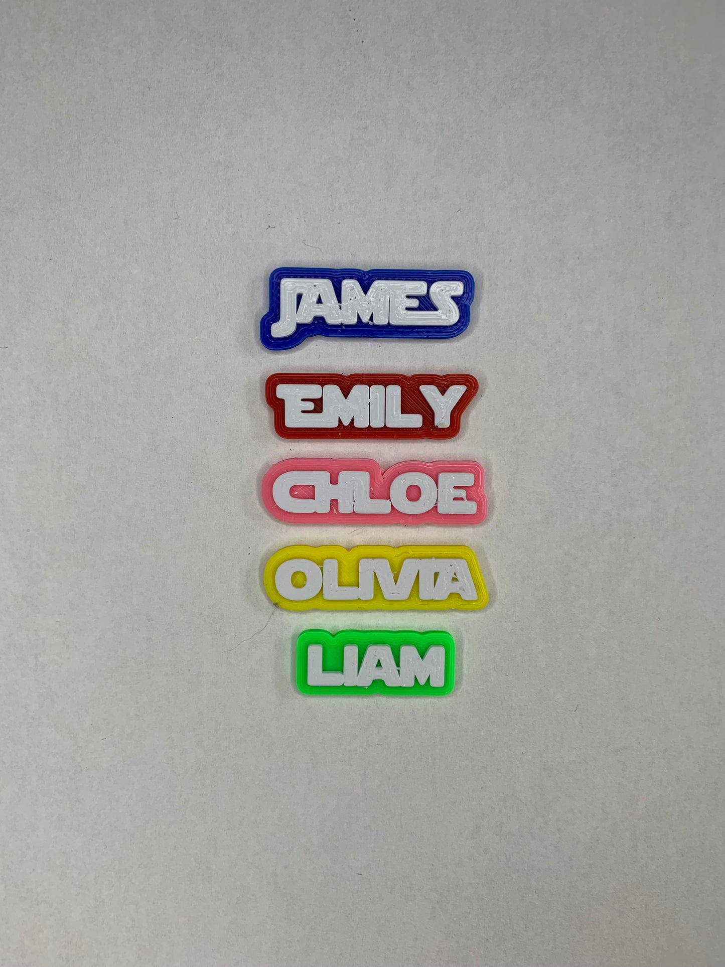 Personalised Name / Word Charms (Set of 2)