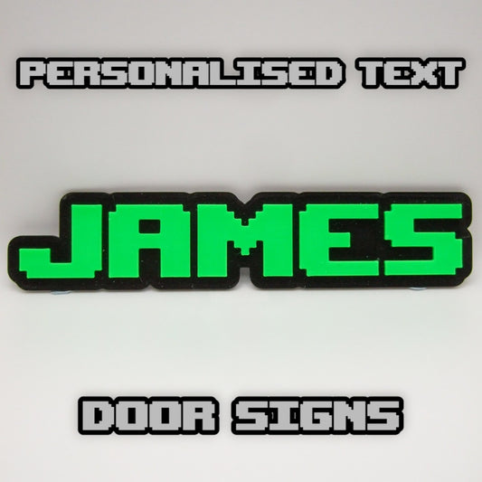 Minecraft Door/Wall Signs