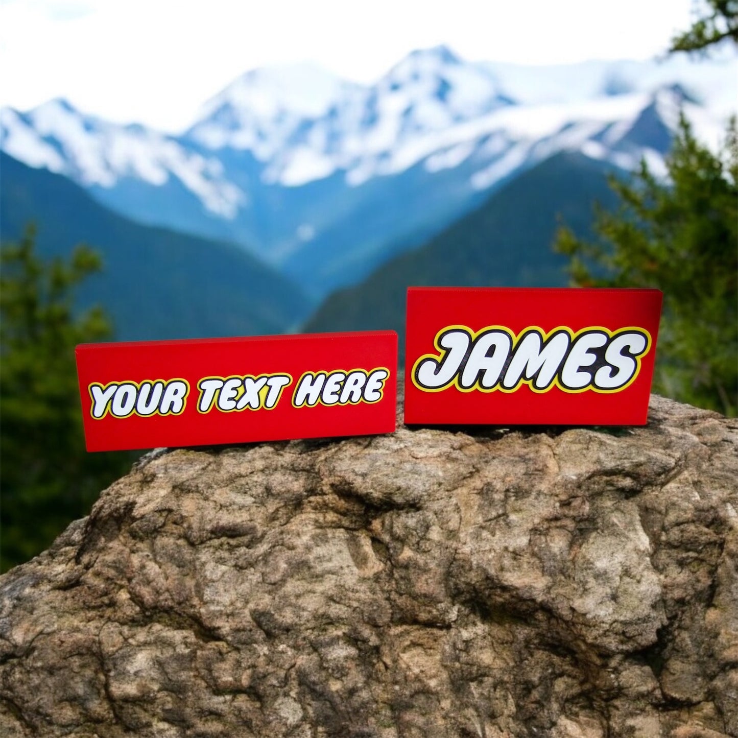 Lego Desk Name Plate