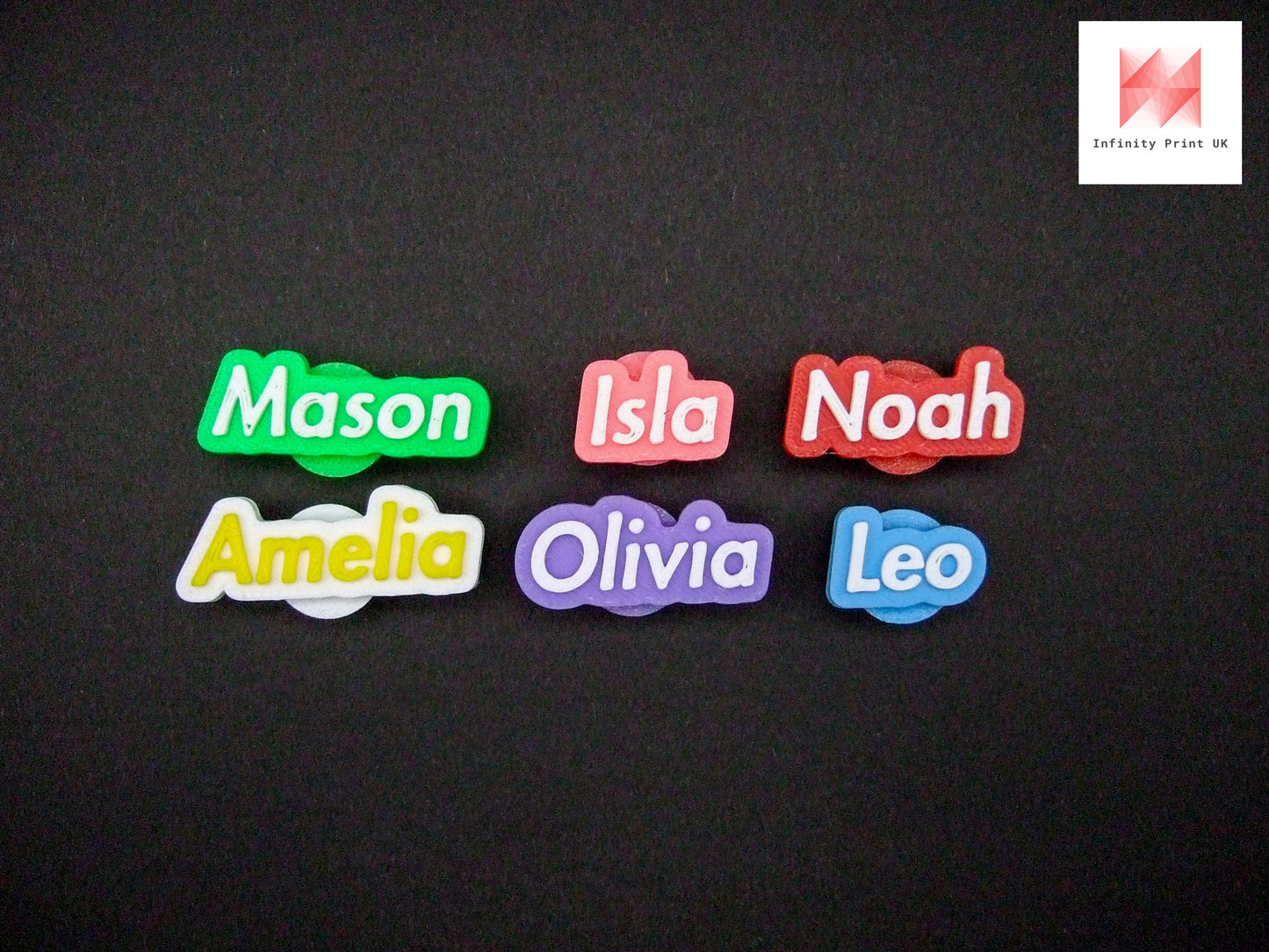 Personalised Name / Word Charms (Set of 2)