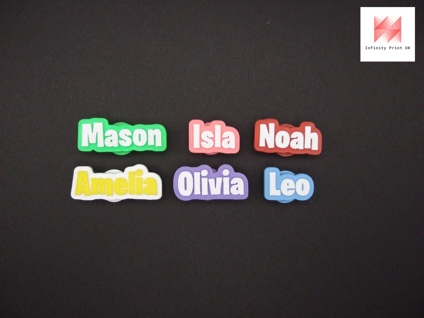 Personalised Name / Word Charms (Set of 2)