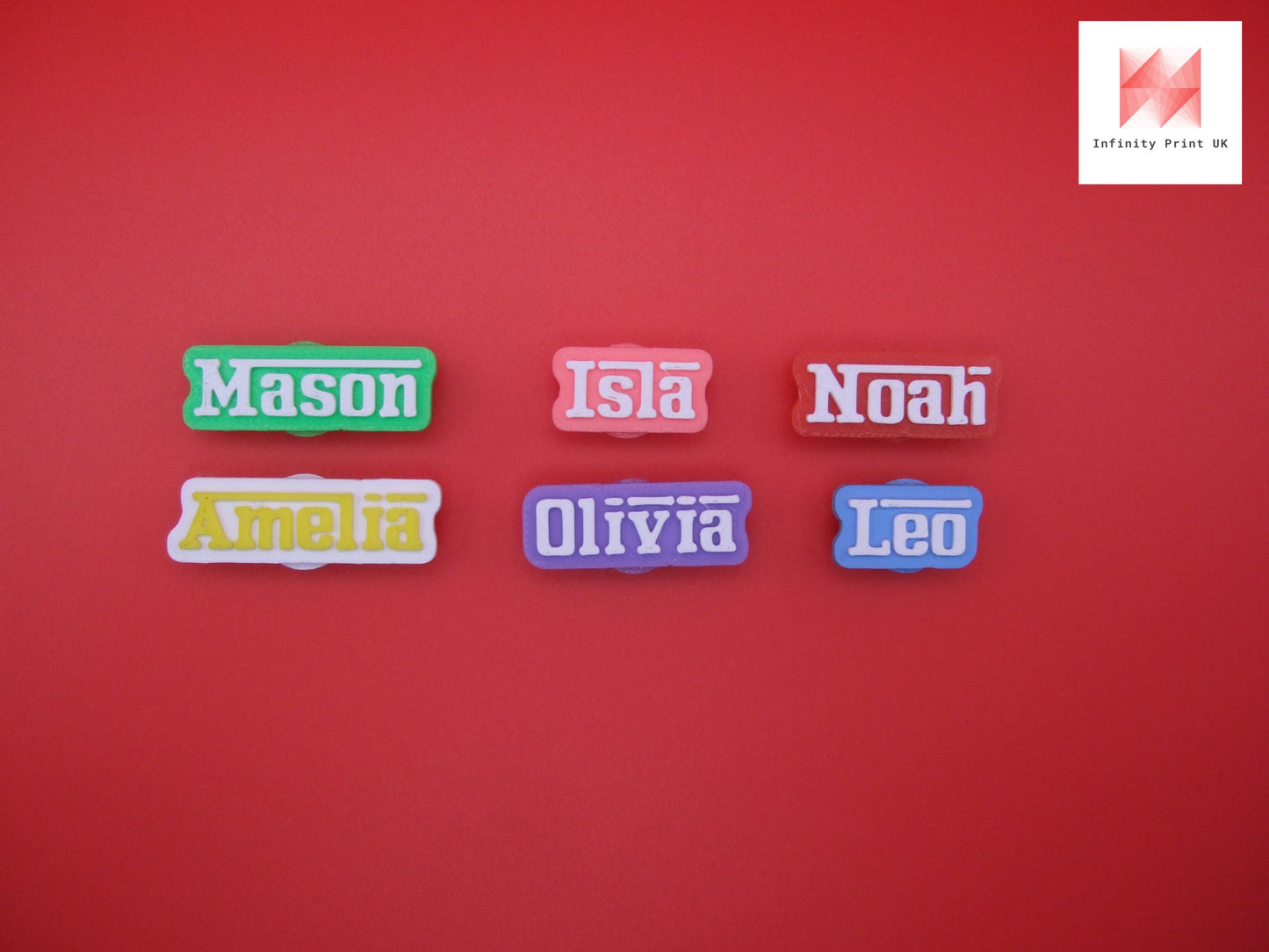 Personalised Name / Word Charms (Set of 2)