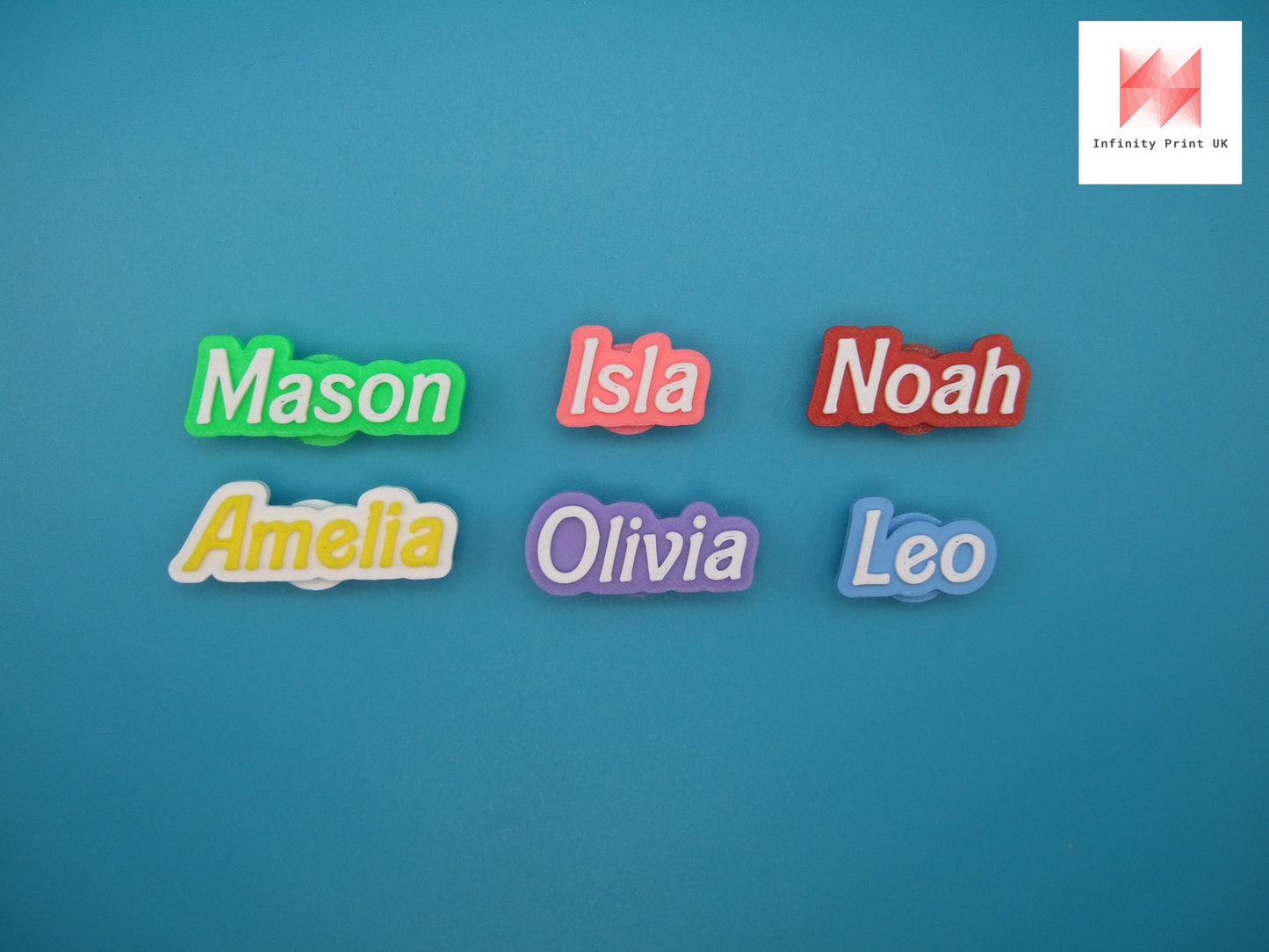 Personalised Name / Word Charms (Set of 2)